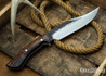 Lon Humphrey Knives: Gunfighter Bowie - Desert Ironwood - White Liners - 112386