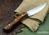 Cross Knives: Lil Whitetail - Desert Ironwood - BearPaw Pins - Black Liners - 120507
