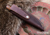 L.T. Wright Knives: Patriot - Double Red Micarta- Flat Ground