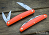 Great Eastern Cutlery: #62 Farm & Field - Pocket Carver - Orange Delrin