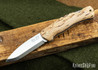 Casstrom: Lars Falt Scandi Lockback Folder - Curly Birch 74