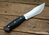 Cross Knives: U.P. Skinner - Navy Burlap - Mosaic Pins - Red Liners - 060508