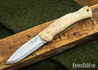 Casstrom: Lars Falt Scandi Lockback Folder - Curly Birch 109