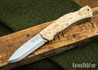 Casstrom: Lars Falt Scandi Lockback Folder - Curly Birch 111