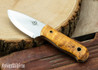 Helle Mandra - Les Stroud Design - 2.7" Compact Survival Knife - Curly Birch 15