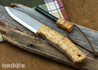 Casstrom: No.10 Swedish Forest Knife - Curly Birch w/ Firesteel - 17