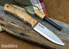 Casstrom: No.10 Swedish Forest Knife - Curly Birch w/ Firesteel - 24