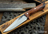 Lon Humphrey Knives: Monitor - 52100 - Desert Ironwood - Orange Liners - 072067