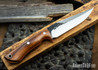 Lon Humphrey Knives: Monitor - 52100 - Desert Ironwood - Orange Liners - 072076