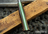 Lon Humphrey Knives: Monitor - 52100 - Tasmanian Blackwood - Lime Green Liners - 072105