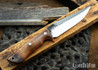 Lon Humphrey Knives: Monitor - 52100 - Tasmanian Blackwood - Orange Liners - 072110