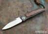 Arno Bernard Knives: Rinkhals Titanium Slipjoint - Desert Ironwood - 080509