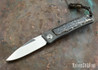 Arno Bernard Knives: Rinkhals Titanium Slipjoint - Kudu Bone - 080514