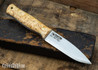 Casstrom: Lars Falt Bushcraft Knife - Sleipner Tool Steel - Curly Birch 20