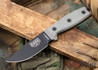 ESEE Knives: ESEE-3P - Black Blade - Coyote Brown Sheath