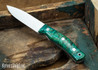 Casstrom: No.10 Swedish Forest Knife - Blue Curly Birch - 092301