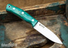 Casstrom: No.10 Swedish Forest Knife - Blue Curly Birch - 092313