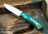 Casstrom: No.10 Swedish Forest Knife - Blue Curly Birch - 092316