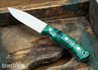 Casstrom: No.10 Swedish Forest Knife - Blue Curly Birch - 092317