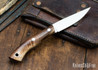 Lon Humphrey Knives: Bird & Trout AEB-L - Tasmanian Blackwood - Black Liners - 092889