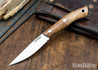 Lon Humphrey Knives: Bird & Trout AEB-L - Tasmanian Blackwood - Black Liners - 092893
