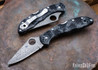 Spyderco: Delica 4 - Zome Gray/Black FRN - VG-10  Damascus - C11ZPGYD