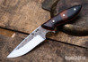 Carter Cutlery: Muteki #3166 Perfect Neck Knife - Desert Ironwood - Orange Liners
