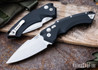 Hogue Knives: EX-A05 Automatic - CPM-154 - Tumbled Finish - Matte Black Aluminum