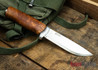 Helle GT - 4.8" Outdoors Knife - Curly Birch