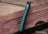 Benchmade Knives: 9400BK Osborne Auto - Green Aluminum - CPM-S30V - Black Blade