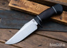 Dark Timber Knives: Comanche - S35VN - Walnut - White & Black Liners - Satin Finish