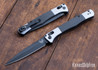 Benchmade Knives: 4170BK Auto Fact - Aluminum - Carbon Fiber Inlays - CPM-S90V - Black DLC