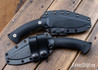 Knight Elements: V2 Ultra Kukri Fixed - Black G-10 - N690Co - Stonewashed