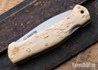 Casstrom: Lars Falt Scandi Lockback Folder - Curly Birch 144