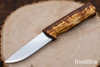 Helle Knives: Eggen - 4" Hunting Knife - Curly Birch - HE06GG05