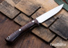 Lon Humphrey Knives: Tucson AEB-L - Tasmanian Blackwood - Black Liners - LH30GG159