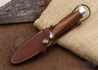 Randall Made Knives: Model 5 Small Camp & Trail - Goncalo Alvez Wood - Nickel Silver Hilt - Crow's Beak Butt Cap - Stainless Steel