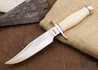 Randall Made Knives: Nordic Special Bowie #624 - Ivorite - Nickel Silver Hild & Pommel - Stainless Steel