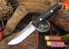 Bark River Knives: Gunny - Black Canvas Micarta