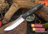 Bark River Knives: Gunny - Black Canvas Micarta - Hollow Pins