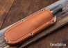 Bark River Knives: Gunny - Black Canvas Micarta - Red Liners