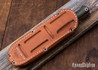 Bark River Knives: Gunny - Blaze Orange G-10 - Black Liners