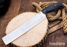 Bark River Knives: Donavon Phillips Competition Chopper/Camp Knife - Black Linen Micarta