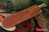 Bark River Knives: Bravo 2 - Green Canvas Micarta