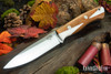 Bark River Knives: Aurora - White Texas Fencepost