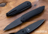 WE Knife: 2010D Black Void Opus - Lundquist Design - Front Flipper - Titanium - Black G-10 - CPM-20CV - Black Stonewash