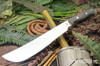 Bark River Knives: Bravo Machete - CPM 1V - Black Canvas Micarta - Matte