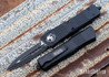 Microtech: Combat Troodon - Auto OTF - Double Edge - Black Tactical STD Blade - 142-1T