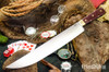 Bark River Knives: Edwin Forrest Bowie - Burgundy Canvas Micarta