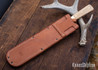 Bark River Knives: Edwin Forrest Bowie - Natural Canvas Micarta